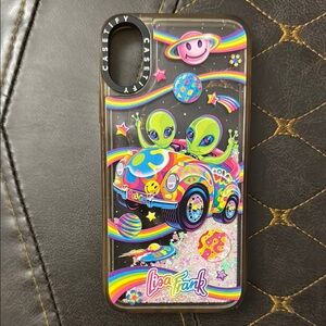 Casetify Lisa Frank Alien Car Case - Black and Multicolor